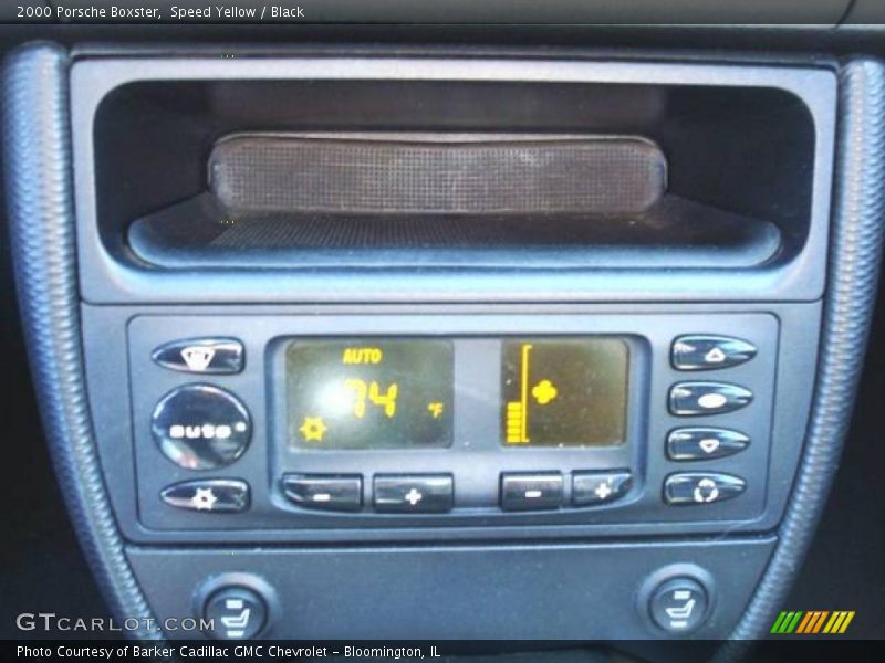 Speed Yellow / Black 2000 Porsche Boxster