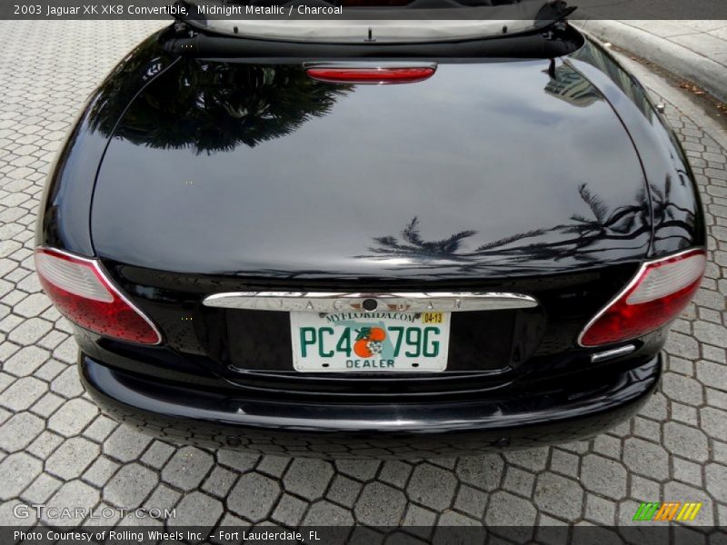 Midnight Metallic / Charcoal 2003 Jaguar XK XK8 Convertible