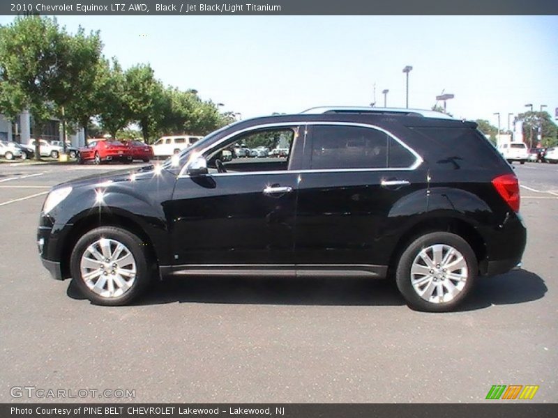 Black / Jet Black/Light Titanium 2010 Chevrolet Equinox LTZ AWD