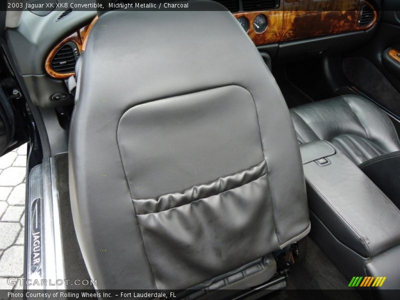 Midnight Metallic / Charcoal 2003 Jaguar XK XK8 Convertible