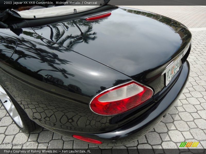 Midnight Metallic / Charcoal 2003 Jaguar XK XK8 Convertible