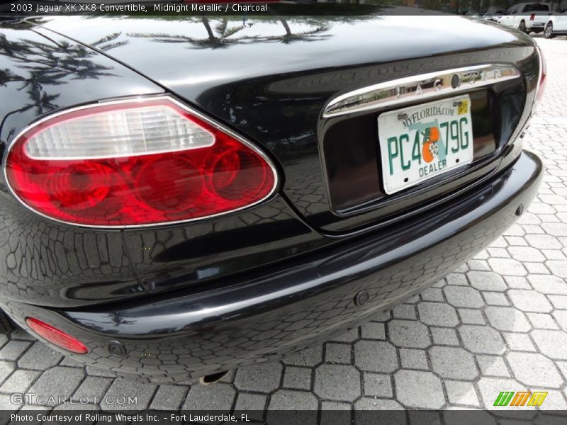 Midnight Metallic / Charcoal 2003 Jaguar XK XK8 Convertible