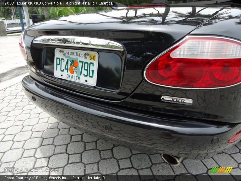 Midnight Metallic / Charcoal 2003 Jaguar XK XK8 Convertible