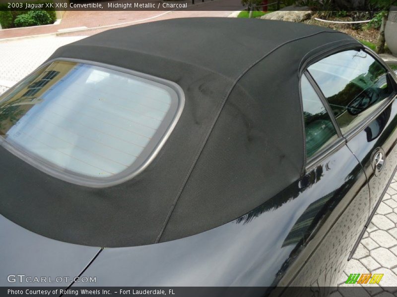 Midnight Metallic / Charcoal 2003 Jaguar XK XK8 Convertible