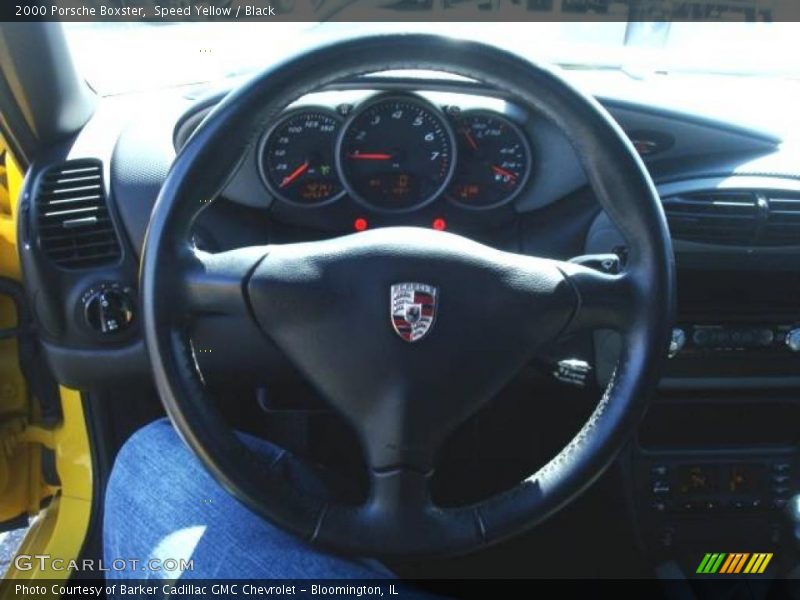Speed Yellow / Black 2000 Porsche Boxster