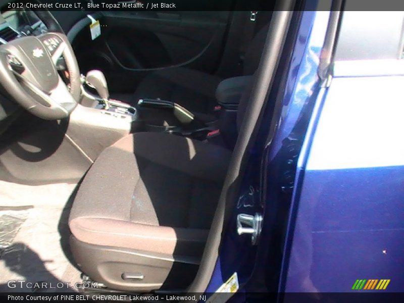 Blue Topaz Metallic / Jet Black 2012 Chevrolet Cruze LT
