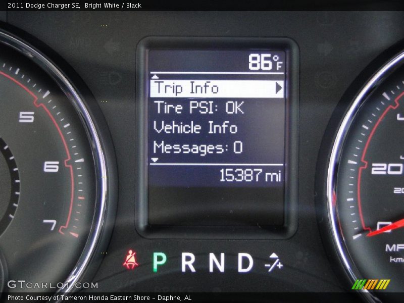 Bright White / Black 2011 Dodge Charger SE