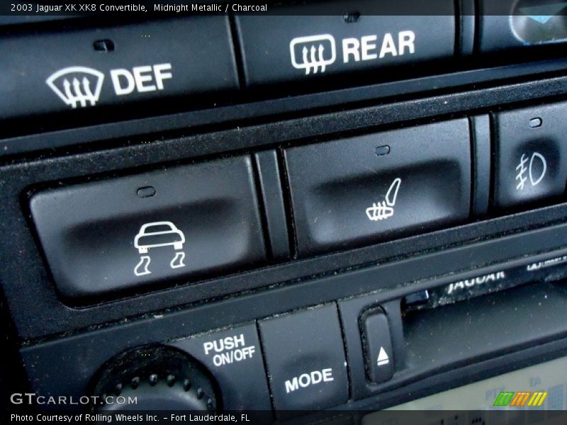 Midnight Metallic / Charcoal 2003 Jaguar XK XK8 Convertible