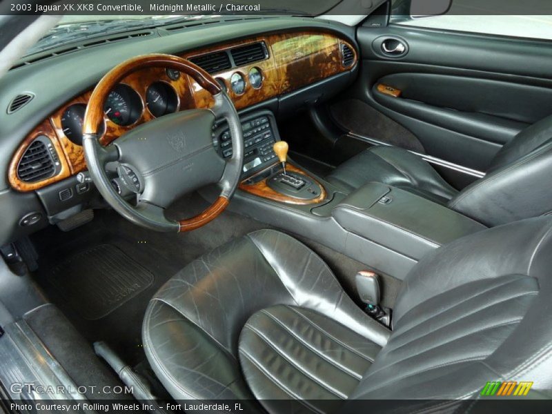 Charcoal Interior - 2003 XK XK8 Convertible 