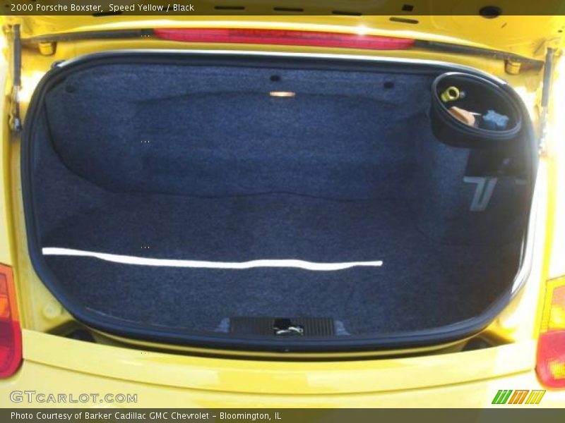 Speed Yellow / Black 2000 Porsche Boxster