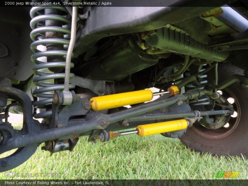 Undercarriage of 2000 Wrangler Sport 4x4