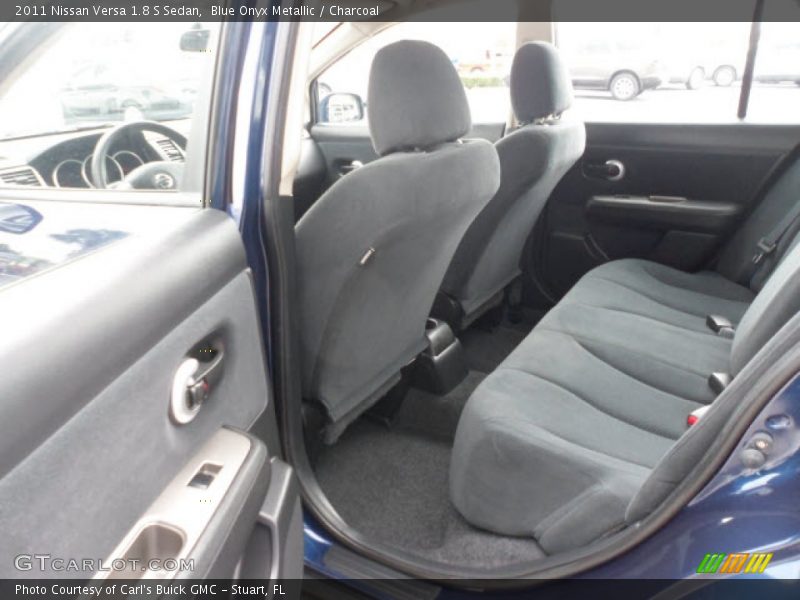 Blue Onyx Metallic / Charcoal 2011 Nissan Versa 1.8 S Sedan
