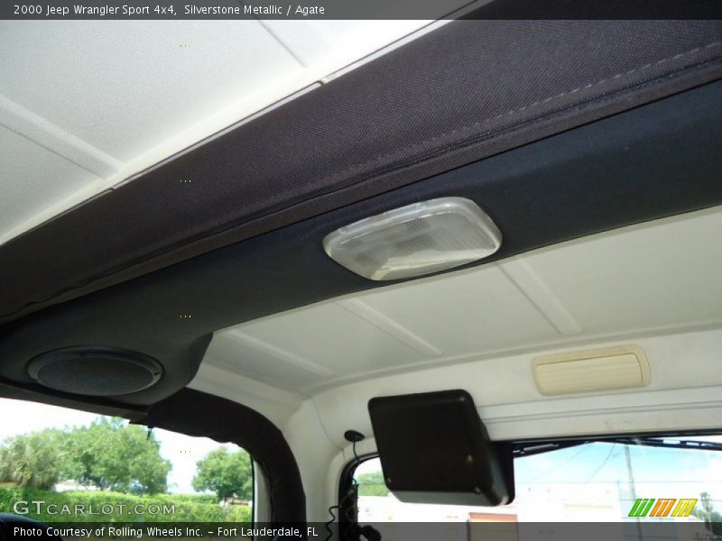Silverstone Metallic / Agate 2000 Jeep Wrangler Sport 4x4