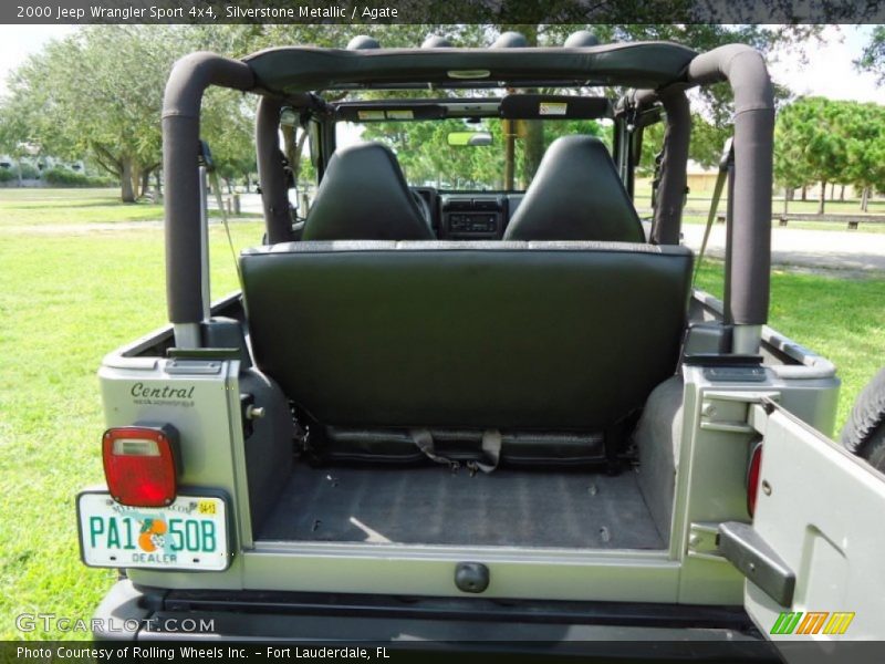 Silverstone Metallic / Agate 2000 Jeep Wrangler Sport 4x4