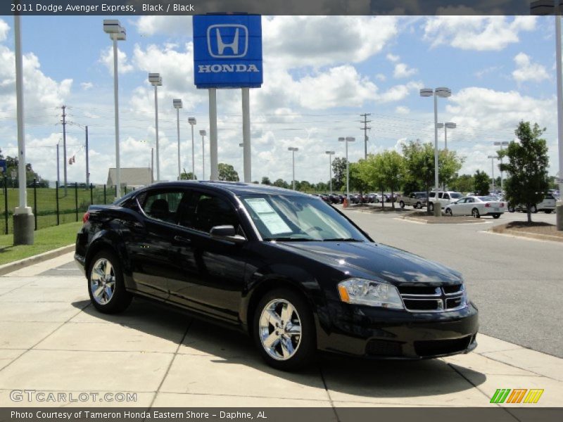 Black / Black 2011 Dodge Avenger Express