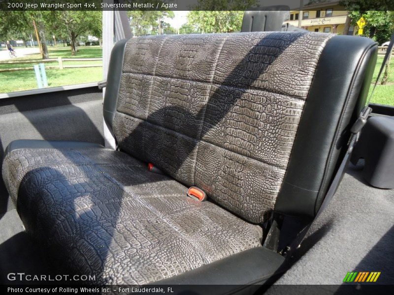 Silverstone Metallic / Agate 2000 Jeep Wrangler Sport 4x4