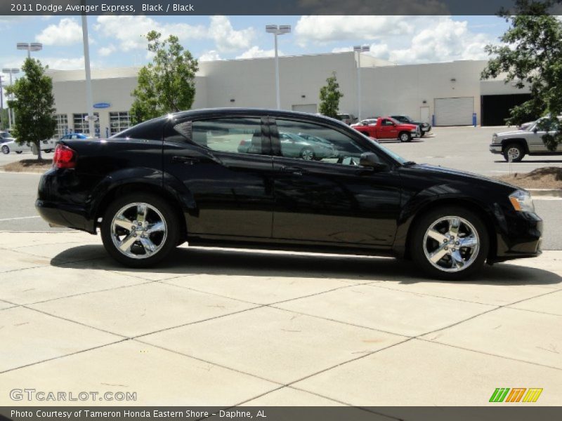 Black / Black 2011 Dodge Avenger Express