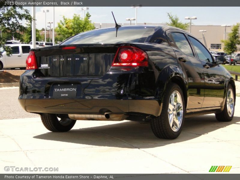 Black / Black 2011 Dodge Avenger Express