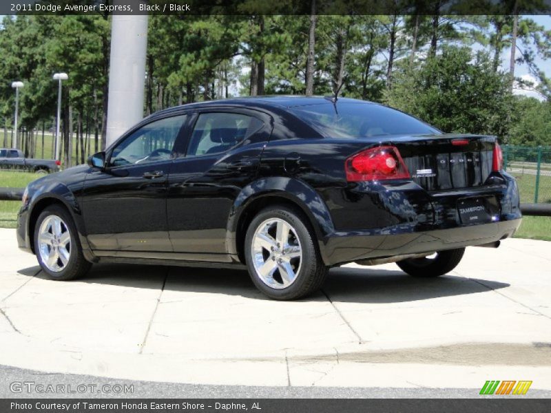 Black / Black 2011 Dodge Avenger Express