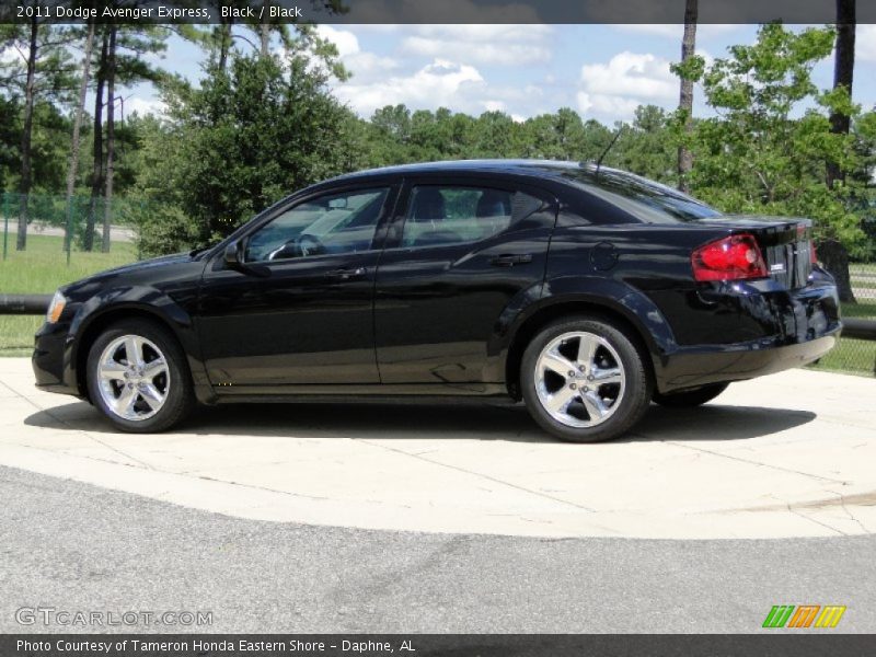 Black / Black 2011 Dodge Avenger Express