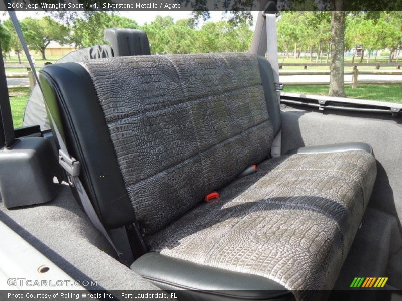 Silverstone Metallic / Agate 2000 Jeep Wrangler Sport 4x4