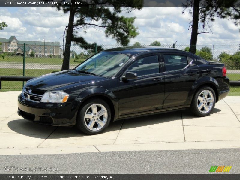 Black / Black 2011 Dodge Avenger Express