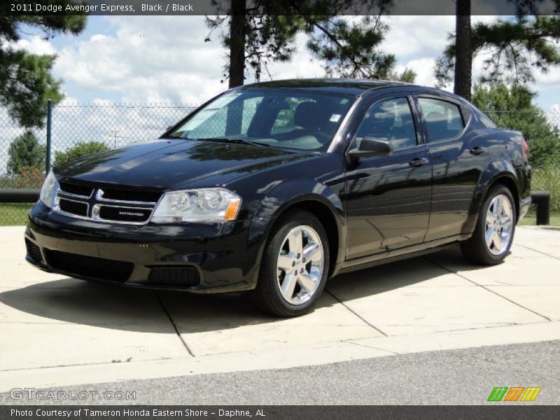 Black / Black 2011 Dodge Avenger Express