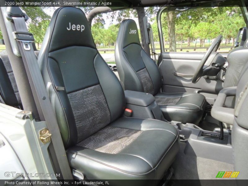  2000 Wrangler Sport 4x4 Agate Interior