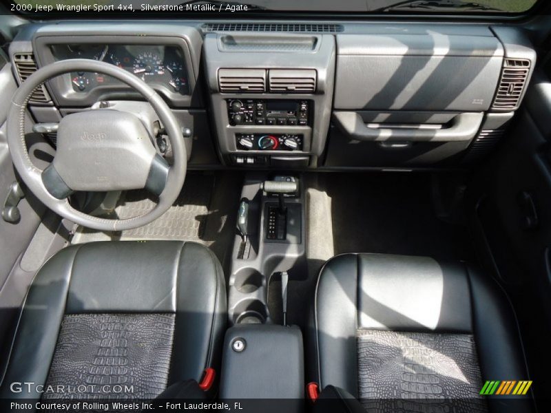 Dashboard of 2000 Wrangler Sport 4x4
