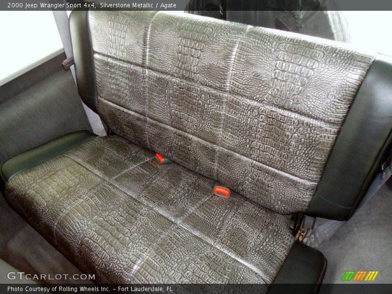 Silverstone Metallic / Agate 2000 Jeep Wrangler Sport 4x4