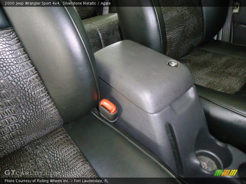Silverstone Metallic / Agate 2000 Jeep Wrangler Sport 4x4