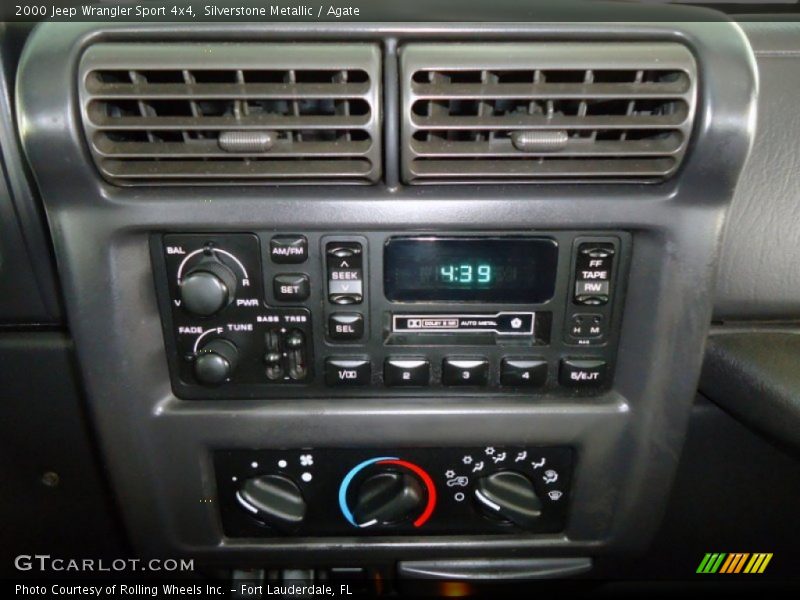 Silverstone Metallic / Agate 2000 Jeep Wrangler Sport 4x4