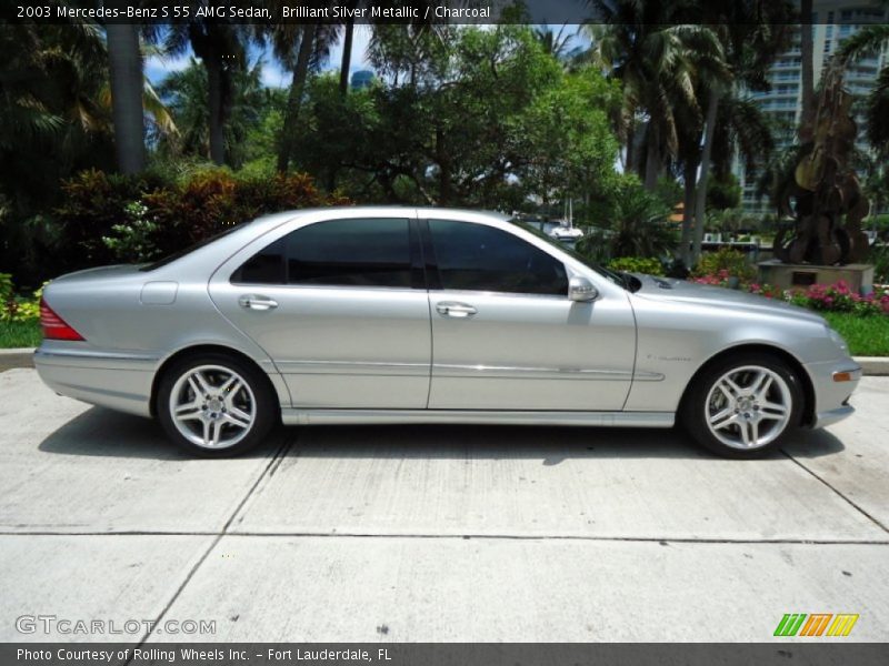  2003 S 55 AMG Sedan Brilliant Silver Metallic