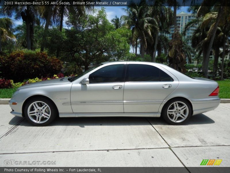  2003 S 55 AMG Sedan Brilliant Silver Metallic