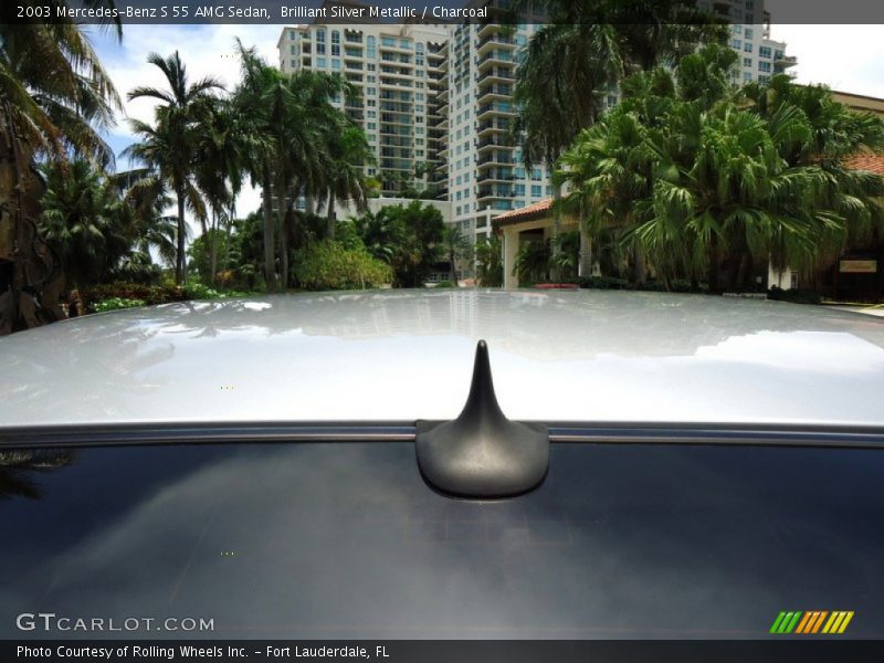 Brilliant Silver Metallic / Charcoal 2003 Mercedes-Benz S 55 AMG Sedan