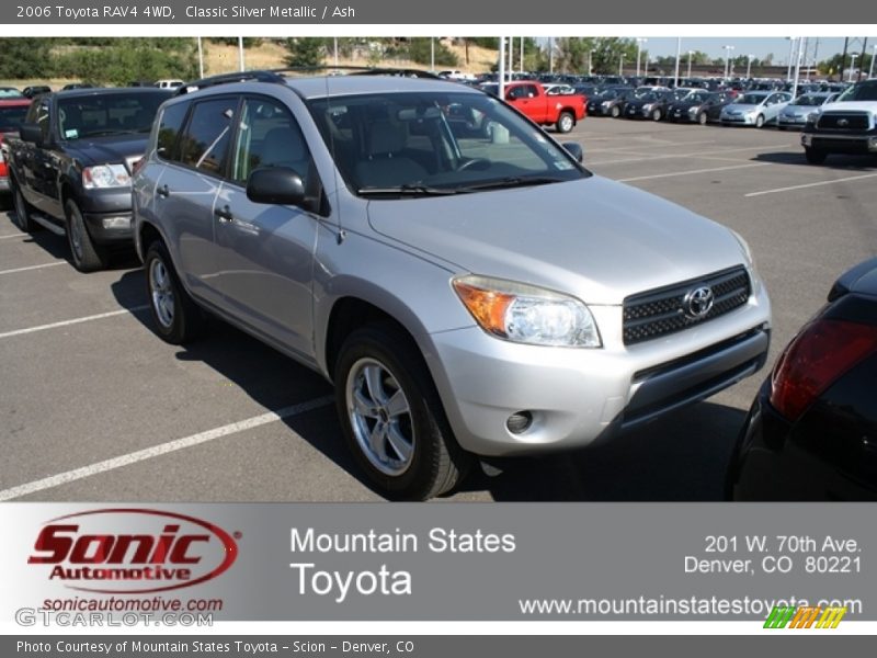 Classic Silver Metallic / Ash 2006 Toyota RAV4 4WD