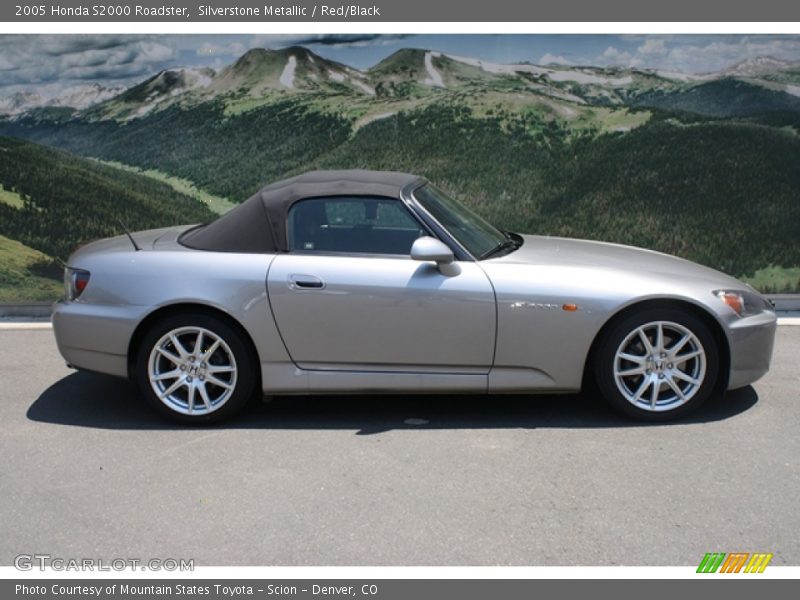 Silverstone Metallic / Red/Black 2005 Honda S2000 Roadster