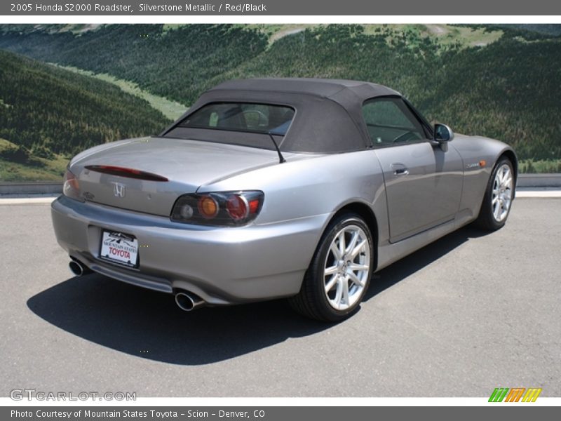 Silverstone Metallic / Red/Black 2005 Honda S2000 Roadster
