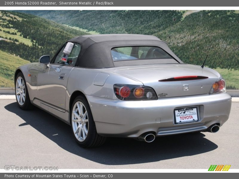Silverstone Metallic / Red/Black 2005 Honda S2000 Roadster