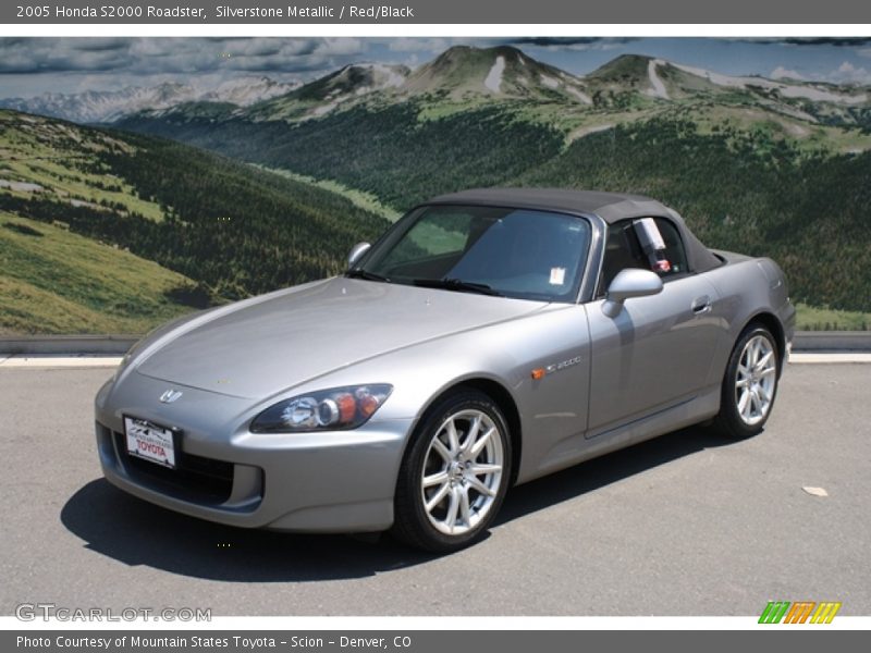Silverstone Metallic / Red/Black 2005 Honda S2000 Roadster