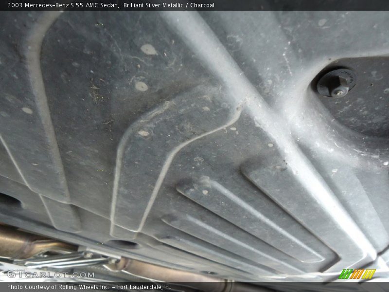 Brilliant Silver Metallic / Charcoal 2003 Mercedes-Benz S 55 AMG Sedan