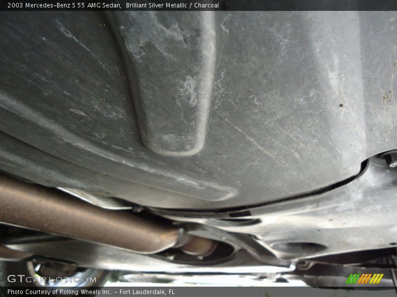 Brilliant Silver Metallic / Charcoal 2003 Mercedes-Benz S 55 AMG Sedan