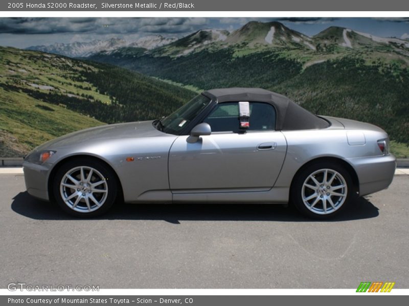 Silverstone Metallic / Red/Black 2005 Honda S2000 Roadster