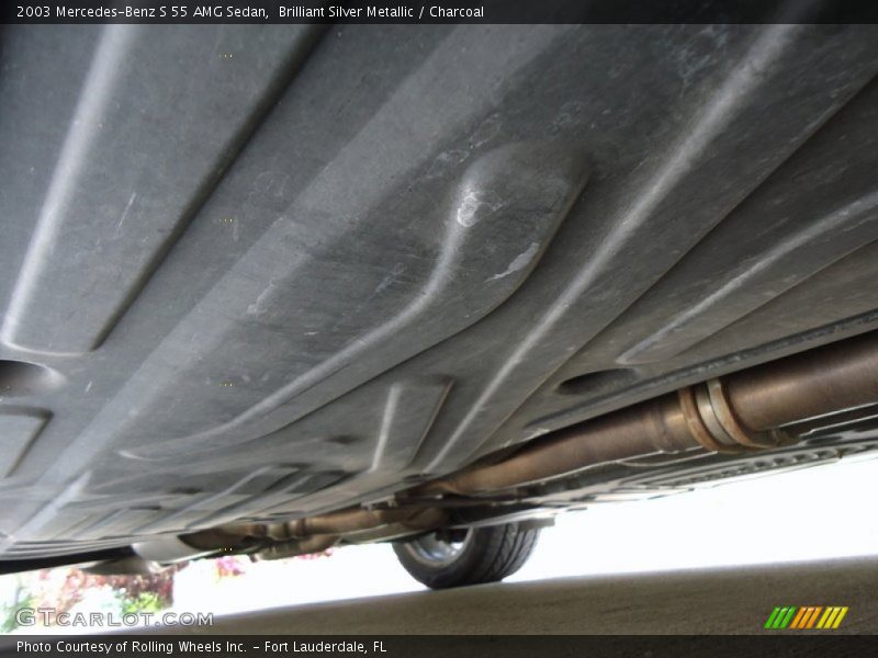Brilliant Silver Metallic / Charcoal 2003 Mercedes-Benz S 55 AMG Sedan