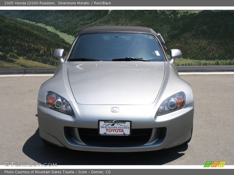 Silverstone Metallic / Red/Black 2005 Honda S2000 Roadster