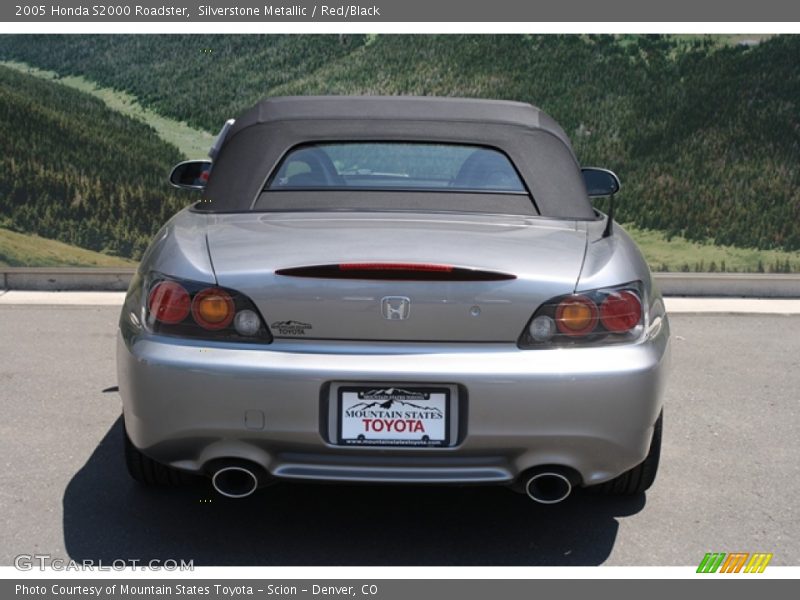 Silverstone Metallic / Red/Black 2005 Honda S2000 Roadster