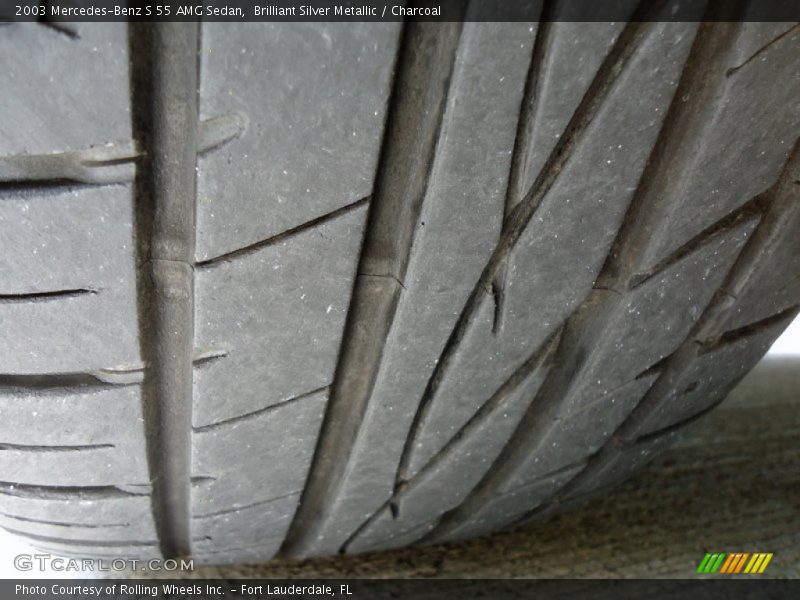 Brilliant Silver Metallic / Charcoal 2003 Mercedes-Benz S 55 AMG Sedan