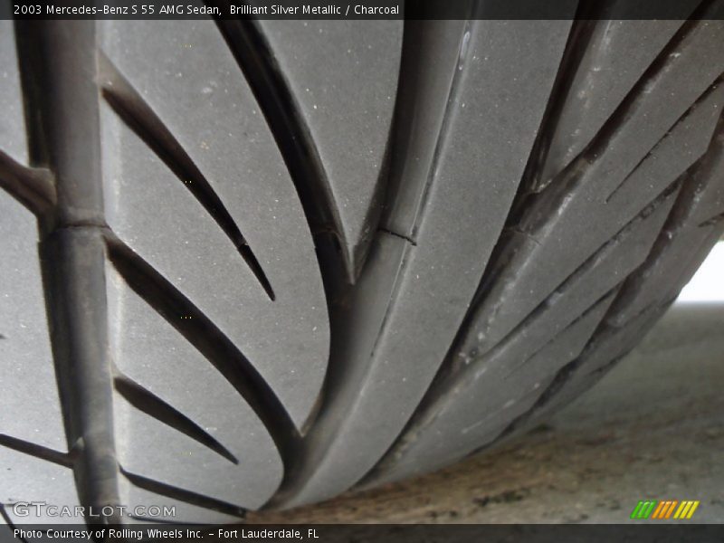 Brilliant Silver Metallic / Charcoal 2003 Mercedes-Benz S 55 AMG Sedan