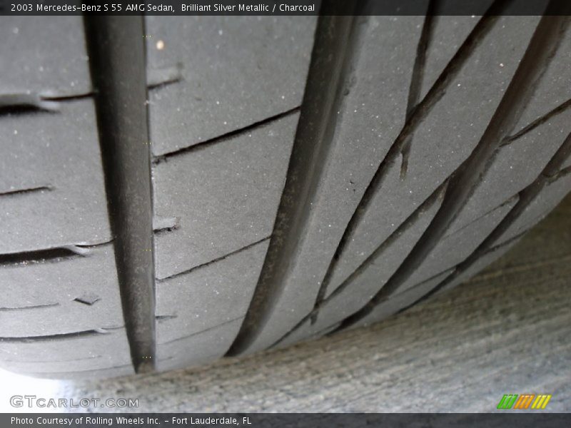 Brilliant Silver Metallic / Charcoal 2003 Mercedes-Benz S 55 AMG Sedan