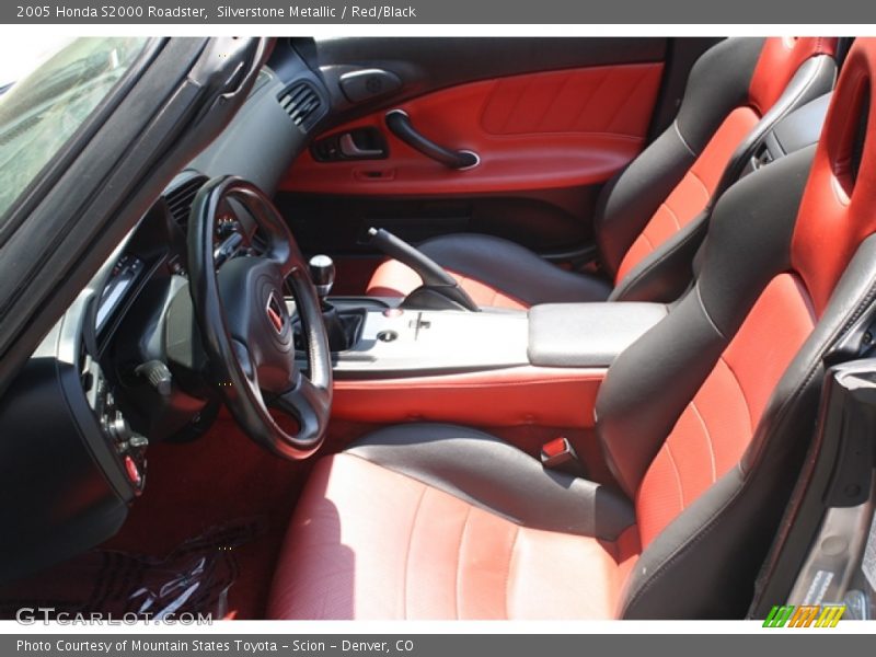 Silverstone Metallic / Red/Black 2005 Honda S2000 Roadster